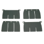 Jeu de lamelles de clapet V-FORCE DELTA de rechange pour Jet Ski STORM 800 SE, STORM RMK 800, ULTRA 700, ULTRA 700 SP,
