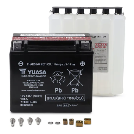 Batterie hautes performances sans entretien AGM YUASA BATTERY pour Jet Ski Kawasaki JH 1100 ZXI, JH 1200, JH 750 ZXI, JH 900 ZXI