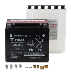 Batterie hautes performances sans entretien AGM YUASA BATTERY pour Jet Ski Polaris IQ 550 LXT, IQ 600, IQ 600 LX, IQ 600 LXT