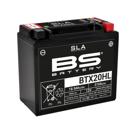 Batterie sans entretien AGM SLA prête à l’emploi BS BATTERY pour Jet Ski Polaris INDY 550, IQ 550 LXT, IQ 600, IQ 600 HO