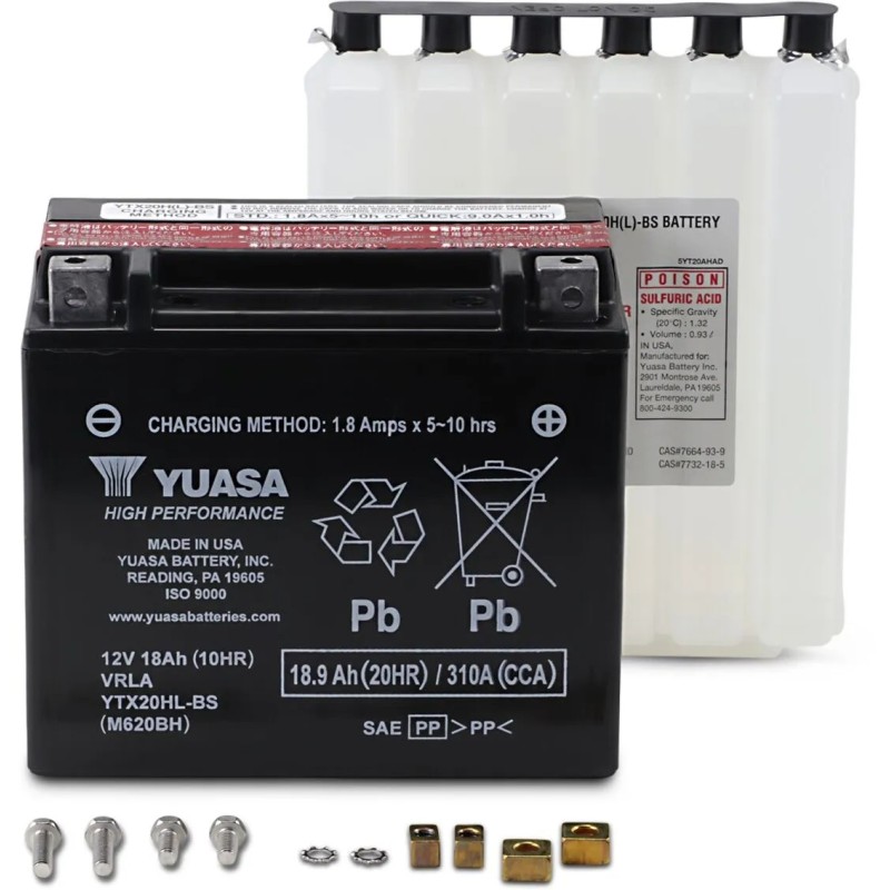 Batterie hautes performances sans entretien AGM pour Jet Ski KAWASAKI JH 1100 ZXI, JH 1200, JH 750 ZXI, JS 440, JS 750 SXI, ...