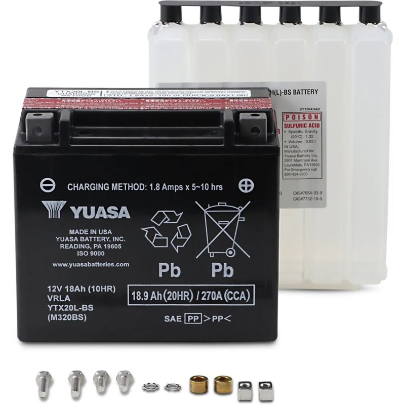 Batterie sans entretien AGM pour Jet Ski KAWASAKI JH 1100 ZXI, JH 1200, JH 750 ZXI, JS 400, JS 750 SXI, JT 1100 STX D.I, JT 1200