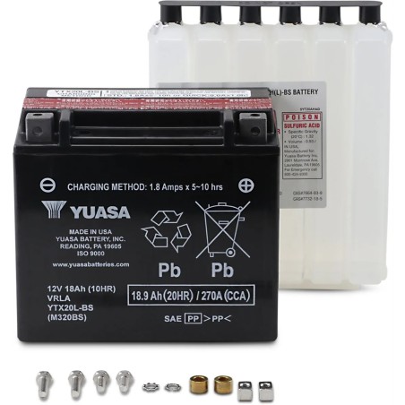 Batterie sans entretien AGM pour Jet Ski KAWASAKI JH 1100 ZXI, JH 1200, JH 750 ZXI, JS 400, JS 750 SXI, JT 1100 STX D.I, JT 1200