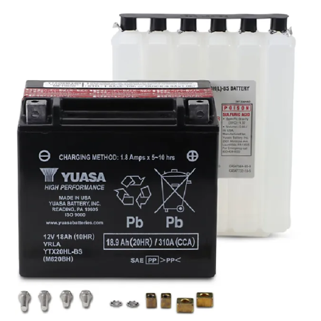 Batterie hautes performances sans entretien AGM YUASA pour Jet Ski Polaris IQ 550 LXT, IQ 600, IQ 600 LX, IQ 600 LXT, IQ 800