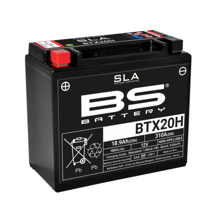 Batterie sans entretien AGM SLA prête à l’emploi BS BATTERY pour Jet Ski Yamaha SIDEWINDER 1000 B-TX, SIDEWINDER 1000 L-TX