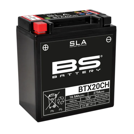 Batterie sans entretien AGM SLA prête à l’emploi BS BATTERY pour Jet Ski Polaris INDY 550, INDY 550 LXT, INDY 600, INDY 600 SP