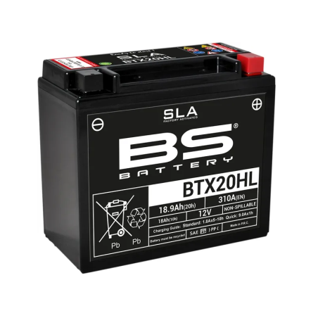 Batterie sans entretien AGM SLA prête à l’emploi BS BATTERY pour Jet Ski Sea-doo GT 580, GTS 580, GTX 580, SP 580, SPI 580