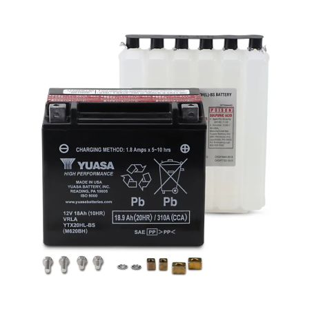 Batterie hautes performances sans entretien AGM YUASA pour Jet Ski Polaris IQ 550 LXT, IQ 600, IQ 600 LX, IQ 600 LXT, IQ 800