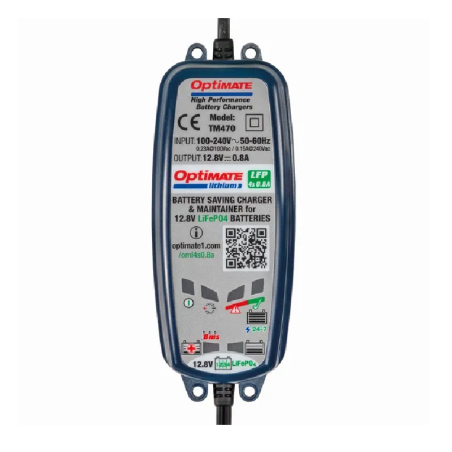 Optimate lithium 0,8 A TECMATE pour Jet Ski Yamaha AG 100, AG 200, APEX 1000, APEX 1000 ER, APEX 1000 GT, APEX 1000 L-TX