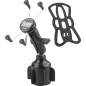 Support X-Grip pour grand téléphone avec base en forme de tasse Stubby RM MOUNT pour Jet Ski Support X-Grip pour grand téléphone avec base en forme de tasse Stubby RM MOUNT pour Jet Ski