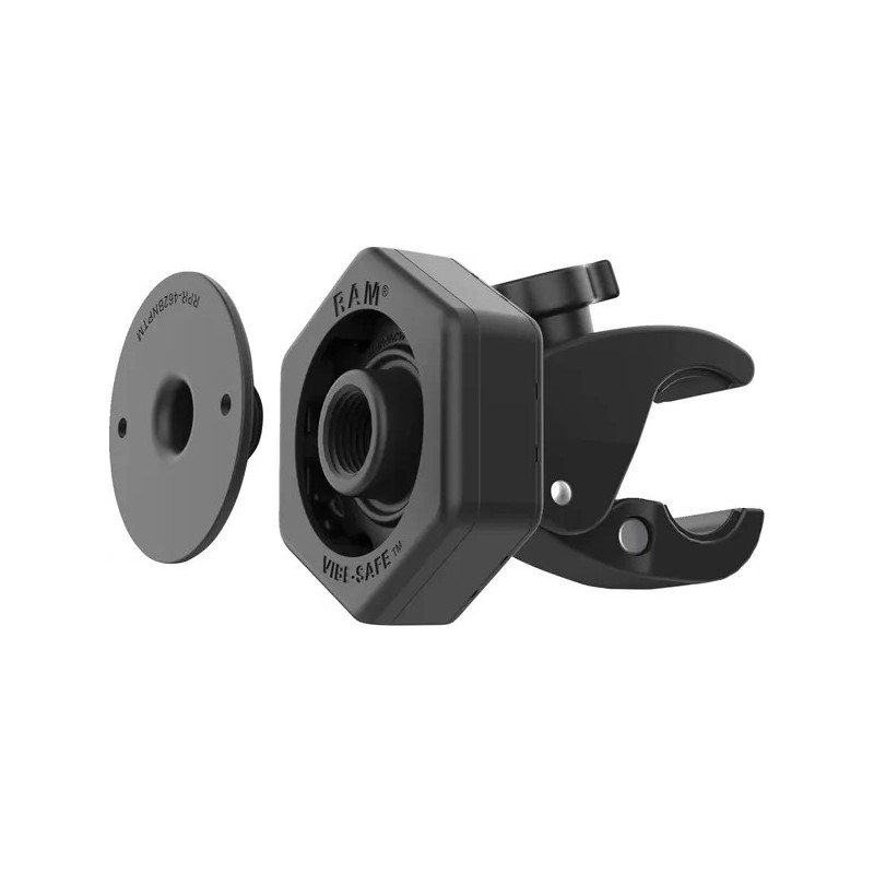 Petite base Tough-Claw™ dotée d’un collier de serrage avec adaptateur Vibe-Safe RAM MOUNTS pour Jet Ski Petite base Tough-Claw™ dotée d’un collier de serrage avec adaptateur Vibe-Safe RAM MOUNTS pour Jet Ski