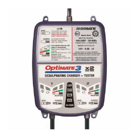 OptiMate 3 2 sorties TECMATE pour Jet Ski