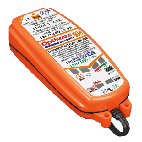Chargeur de batterie Optimate™ DC-DUO 12 V à 12,8 V 2A TECMATE pour Jet Ski