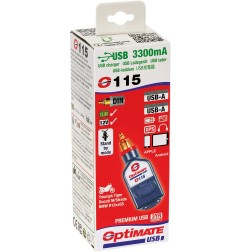 Chargeur intégré USB double OptiMate™ TECMATE  pour Jet Ski