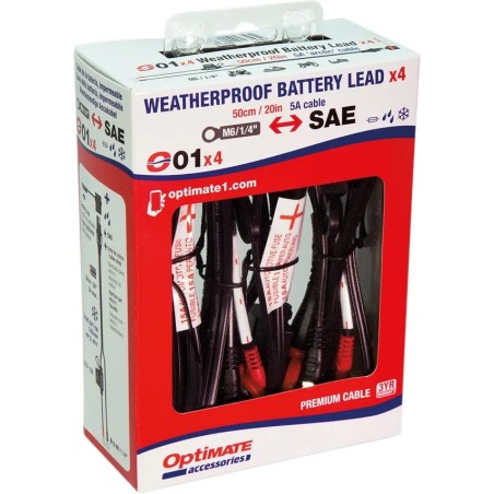 Câble de connexion batterie à œillet 1/4 TECMATE pour Jet Ski