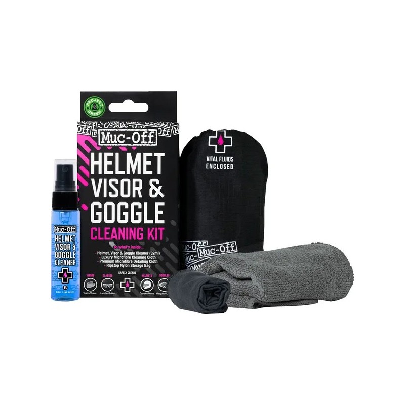 Kit de nettoyage pour visière, verre et masque MUC-OFF pour Jet Ski Kit de nettoyage pour visière, verre et masque MUC-OFF pour Jet Ski