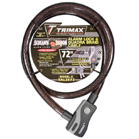 Câble antivol avec alarme TRIMAX pour Jet Ski