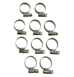 Colliers de serrage en acier inoxydable emboutis PARTS UNLIMITED pour Jet Ski (12-22)