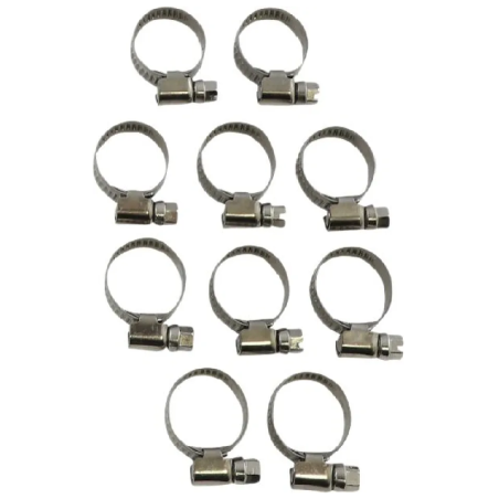Colliers de serrage en acier inoxydable emboutis PARTS UNLIMITED pour Jet Ski (12-22)