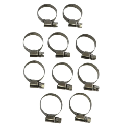 Colliers de serrage en acier inoxydable emboutis PARTS UNLIMITED pour Jet Ski (16-27)