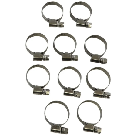 Colliers de serrage en acier inoxydable emboutis PARTS UNLIMITED pour Jet Ski (16-27)