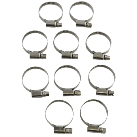 Colliers de serrage en acier inoxydable emboutis PARTS UNLIMITED pour Jet Ski (20-32)