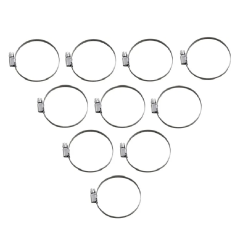 Colliers de serrage en acier inoxydable emboutis PARTS UNLIMITED pour Jet Ski (50-70)