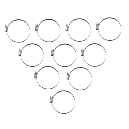 Colliers de serrage en acier inoxydable emboutis PARTS UNLIMITED pour Jet Ski (60-80)