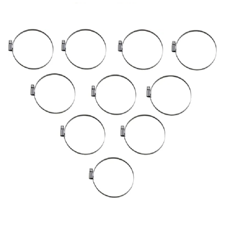 Colliers de serrage en acier inoxydable emboutis PARTS UNLIMITED pour Jet Ski (70-90)
