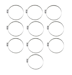 Colliers de serrage en acier inoxydable emboutis PARTS UNLIMITED pour Jet Ski (80-100)
