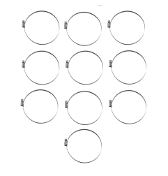 Colliers de serrage en acier inoxydable emboutis PARTS UNLIMITED pour Jet Ski (100-120)
