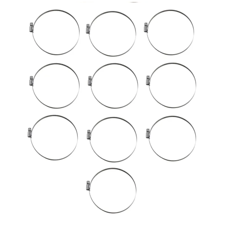 Colliers de serrage en acier inoxydable emboutis PARTS UNLIMITED pour Jet Ski (100-120)