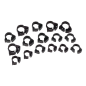 Colliers de serrage crantés en nylon MOOSE OFFROAD 16pc pour Jet Ski Colliers de serrage crantés en nylon MOOSE OFFROAD 16pc pour Jet Ski