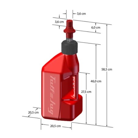 TUFFJUG VS RIPPERCAP 10L TUFF JUG pour  Jet Ski