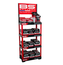 Présentoir pour batteries BS BATTERY