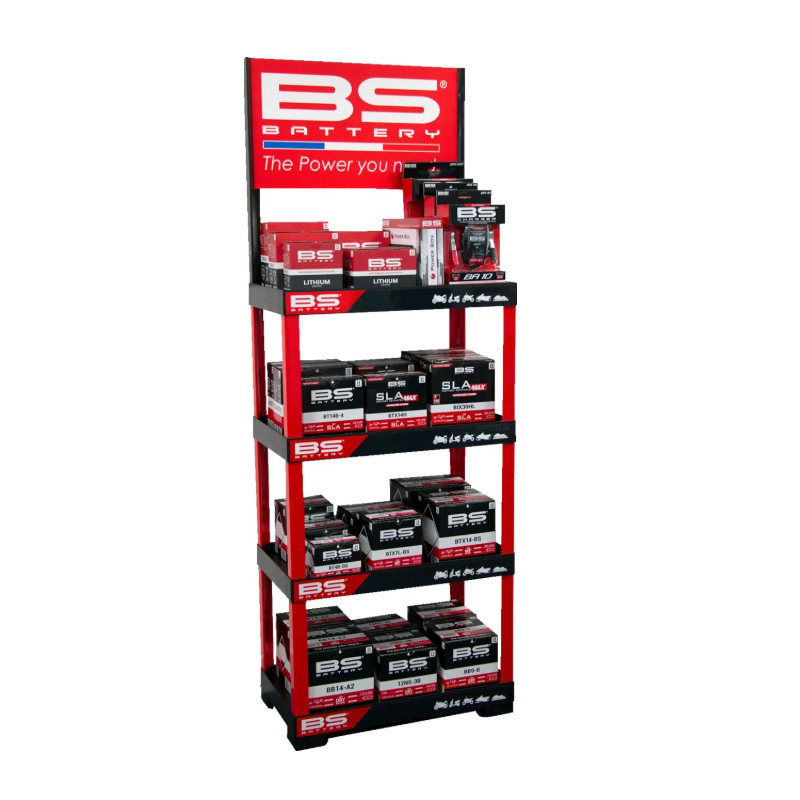 Présentoir pour batteries BS BATTERY Présentoir pour batteries BS BATTERY